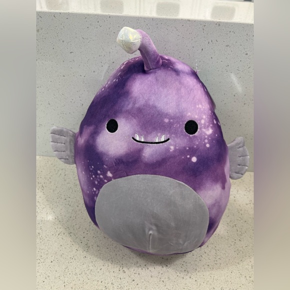 Easton The Angler Fish Retro Squishmallows Purple Tie Dye - Picture 1 of 5